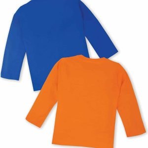 Pack Of 2 Winter Sweatshirts For Kids-Blue Mustard