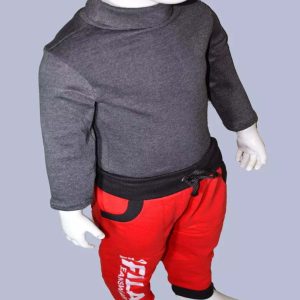 Pack of 4 Winter Collection 2 High Neck & 2 Warm trousers for Kids-Random Colors