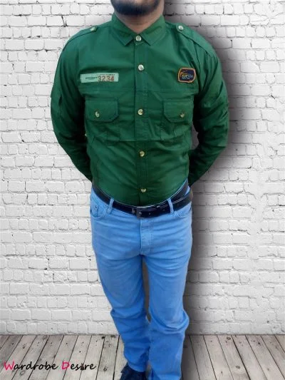 Tactical Wear Militia Grey Multi-Pocket Men’s Shirt