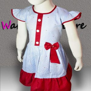 Pure Summer Wear Cotton Frock for Girls or Baby- 4 to 8 Years
