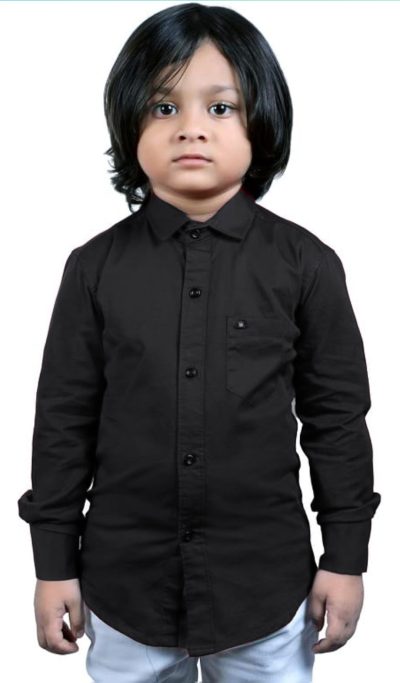 black full sleeves shirt for boys