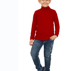 Boys Red Hineck | Kids Winter Collection