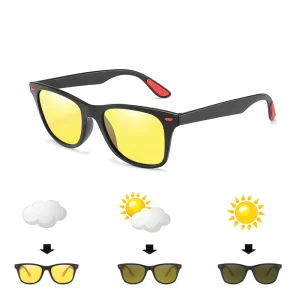 Photochromic Polarized Fishing Sunglasses Men Discoloration Eyewear Anti Glare UV400 Glasses Driving Polaroid Goggles12-KPBS1052